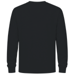 Custom Long Sleeve Crewneck T-Shirt - Black Back