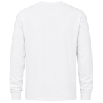 Custom Long Sleeve Crewneck T-Shirt - White Back
