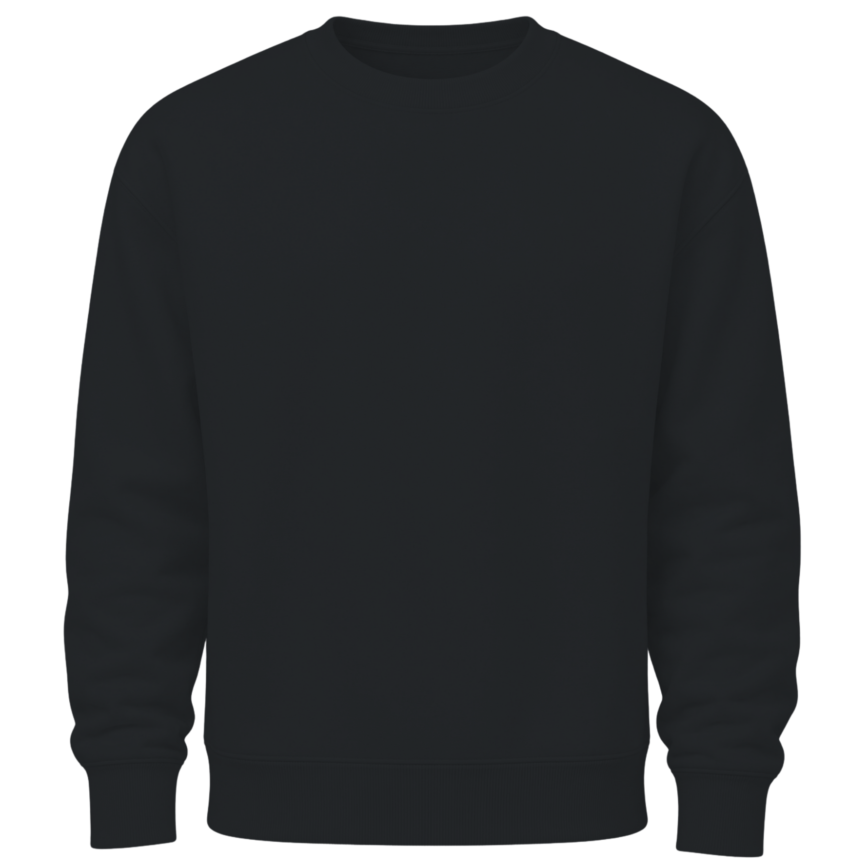 Custom Crewneck Sweatshirt - Black Front