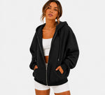 Womens Full zip hoodie