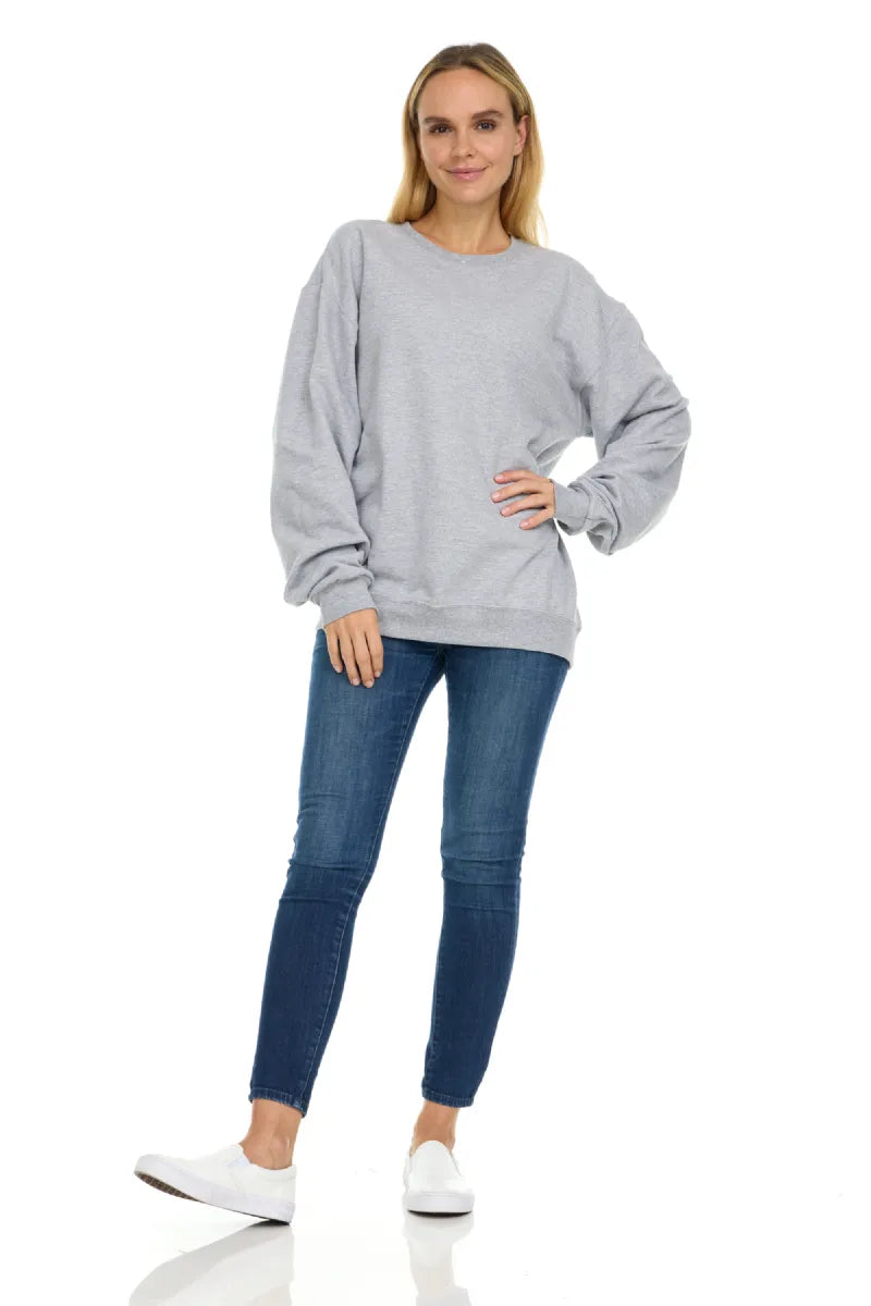 Womens Oversized Crewneck Sweatshirts