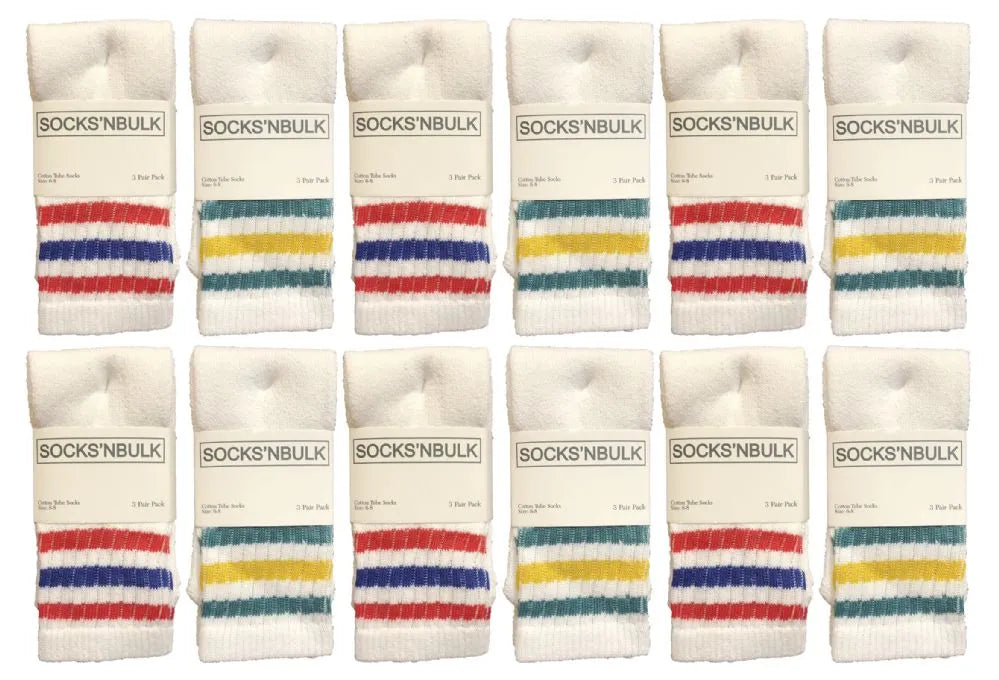 Kids Tube Socks Size 6-8
