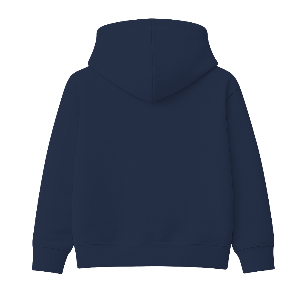Navy Youth Hoodie Back