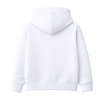 White Youth Hoodie Back