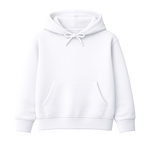 White Youth Hoodie Front