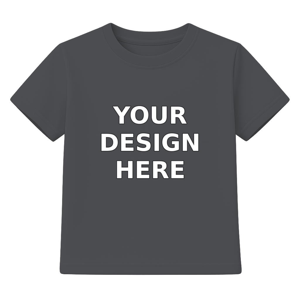 Charcoal Youth T-Shirt - Your Design Here