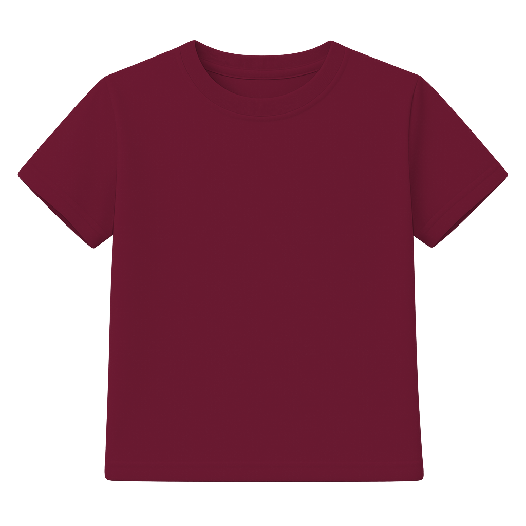 Maroon Youth T-Shirt Front