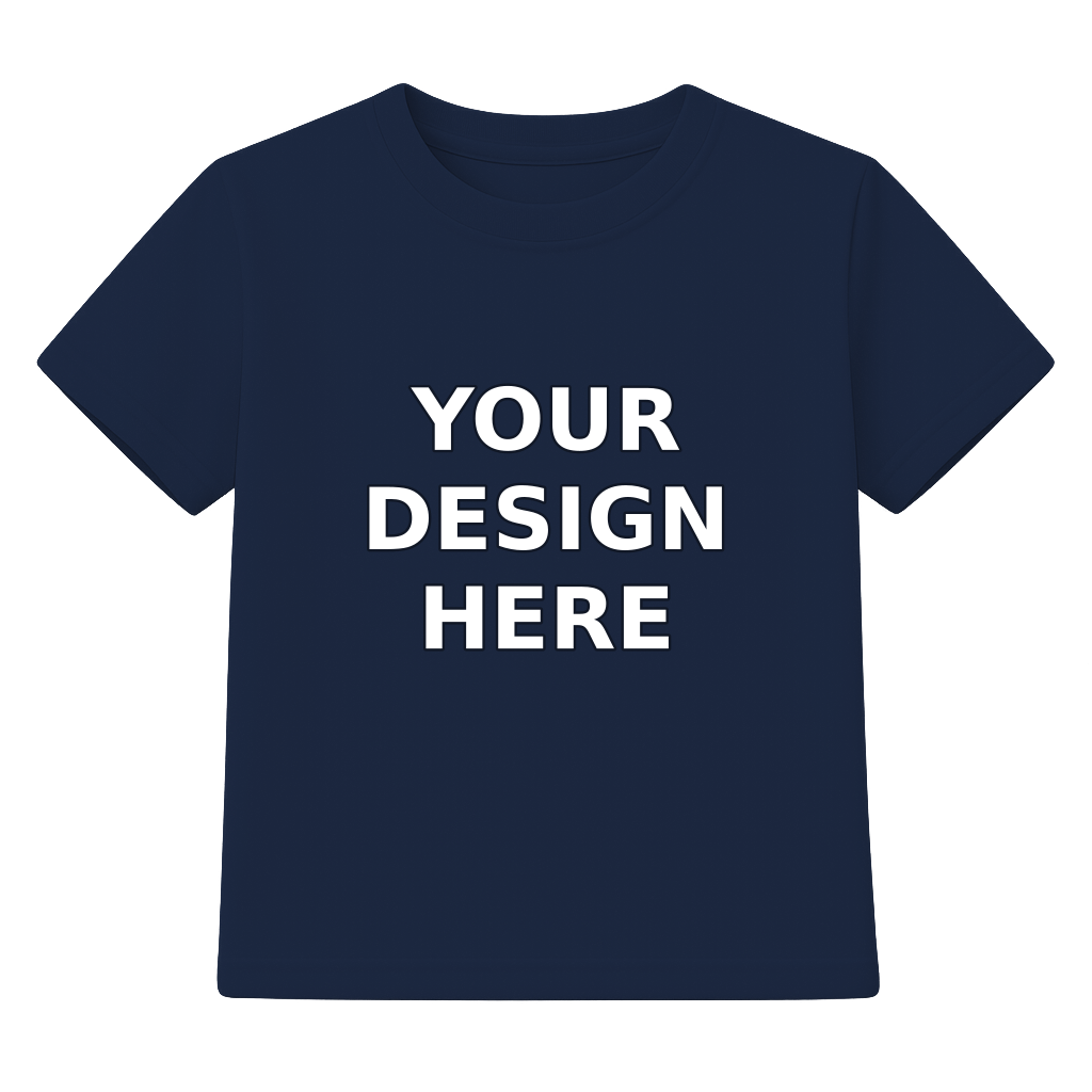 Navy Youth T-Shirt - Your Design Here