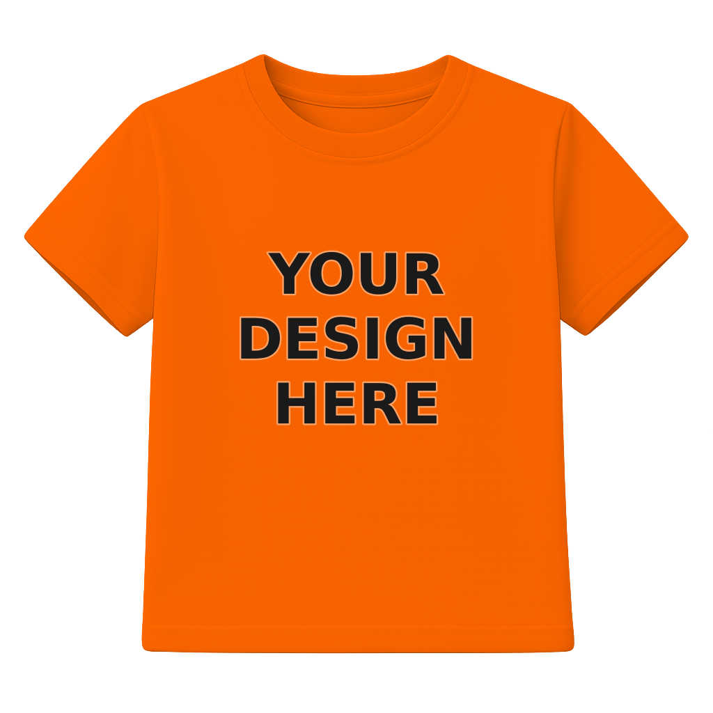 Orange Youth T-Shirt - Your Design Here