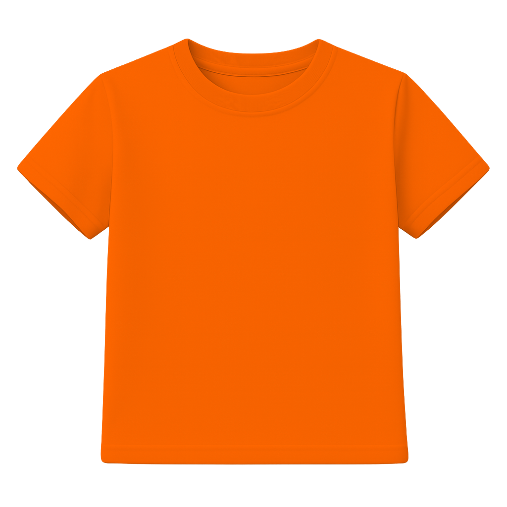 Orange Youth T-Shirt Front