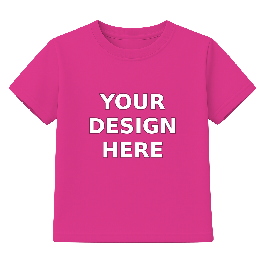 Pink Youth T-Shirt - Your Design Here