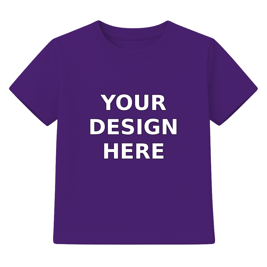Purple Youth T-Shirt - Your Design Here