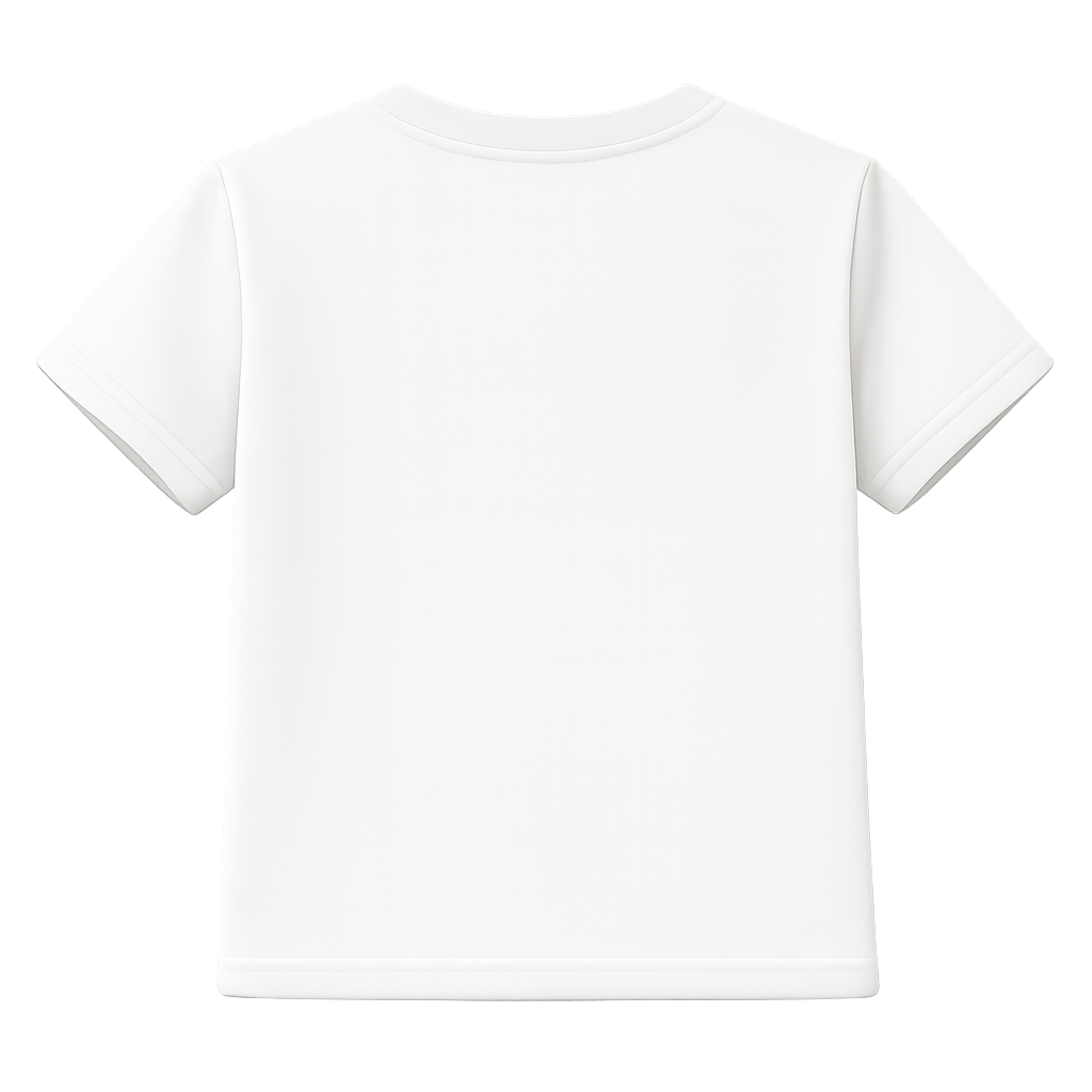 White Youth T-Shirt Back