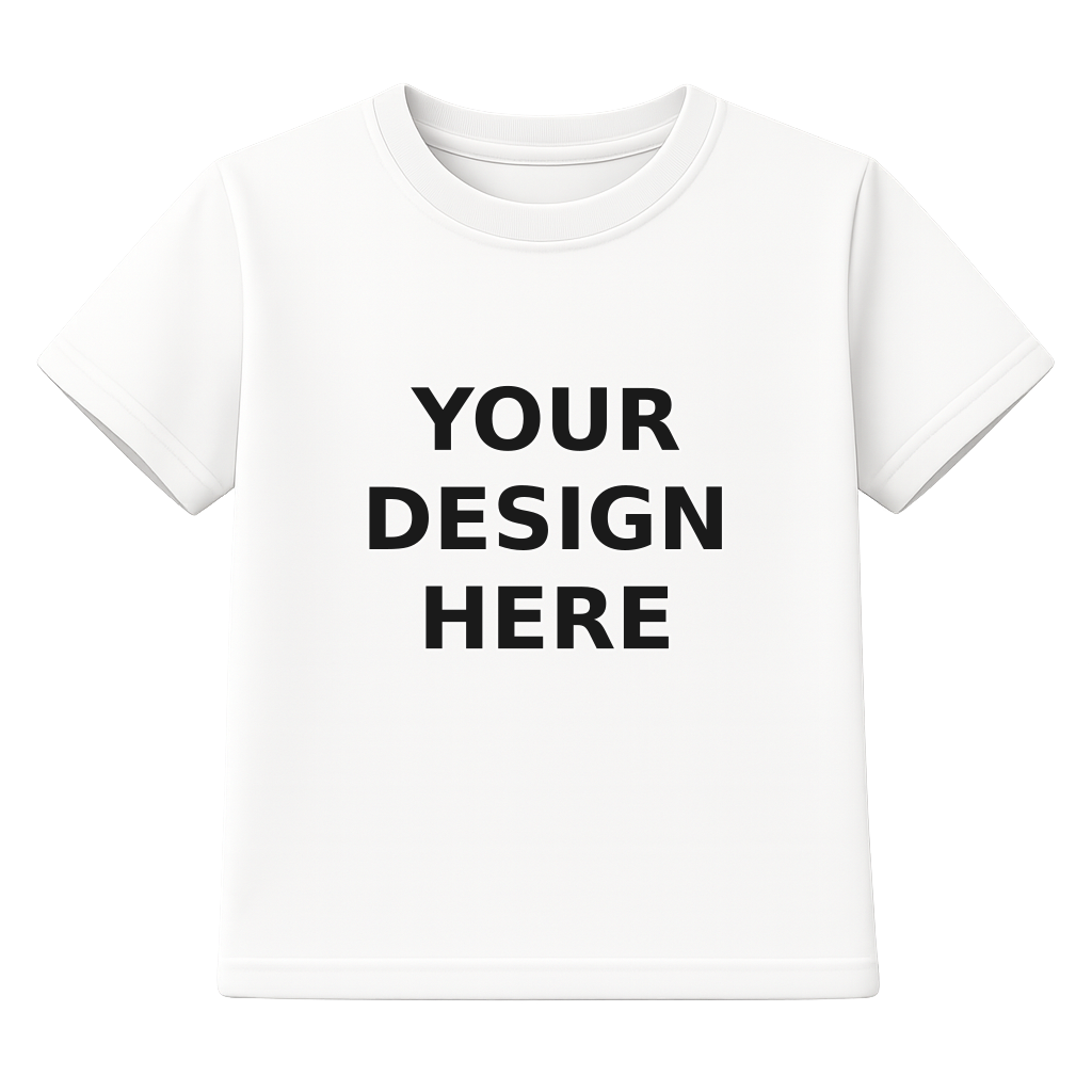 White Youth T-Shirt - Your Design Here