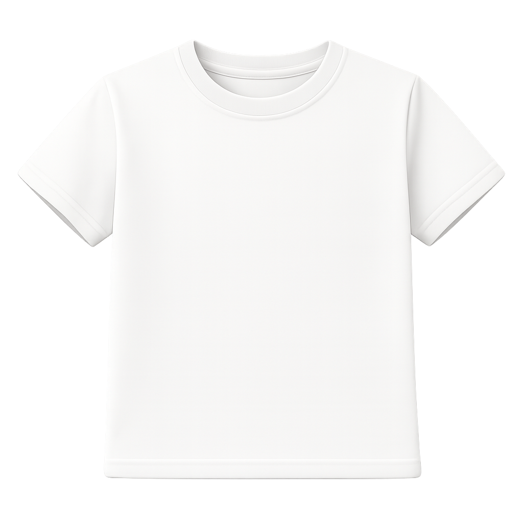 White Youth T-Shirt Front